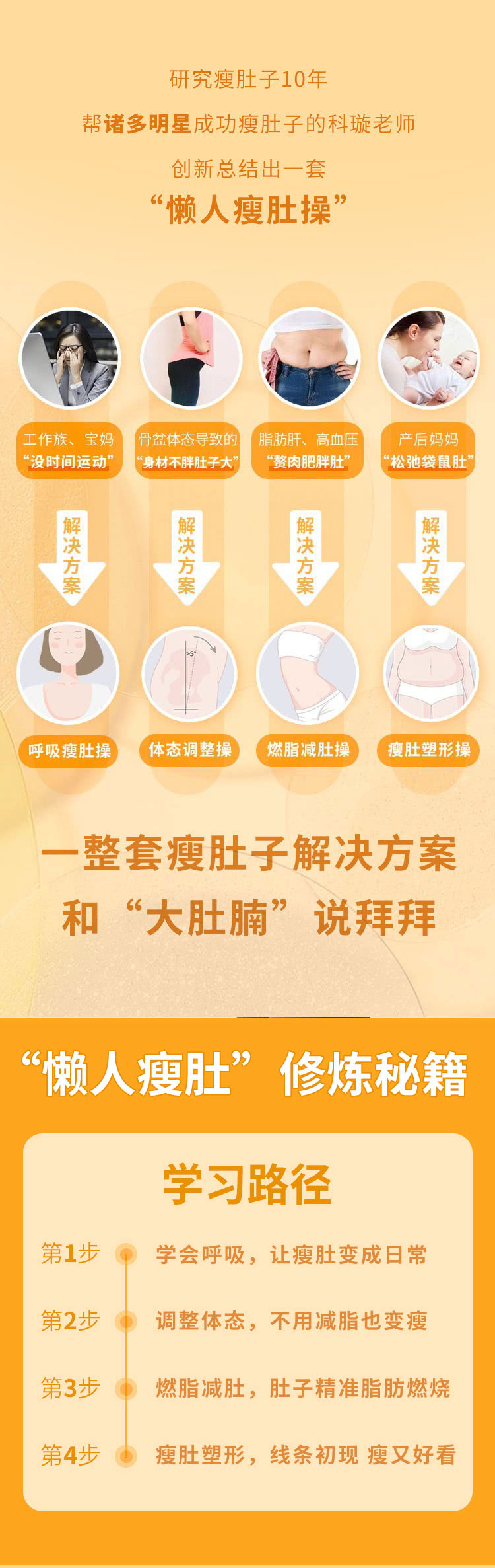 懒人瘦肚操 和你的大肚腩说拜拜！-副业宝典
