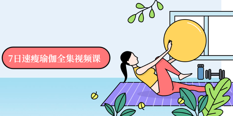 7日速瘦瑜伽全集视频课-副业宝典