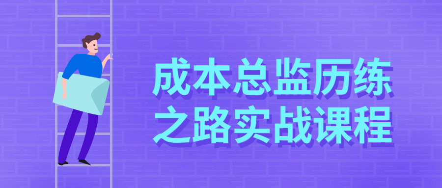 成本总监历练之路实战课程-副业宝典