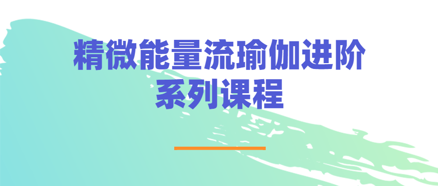 精微能量流瑜伽进阶系列课程-副业宝典