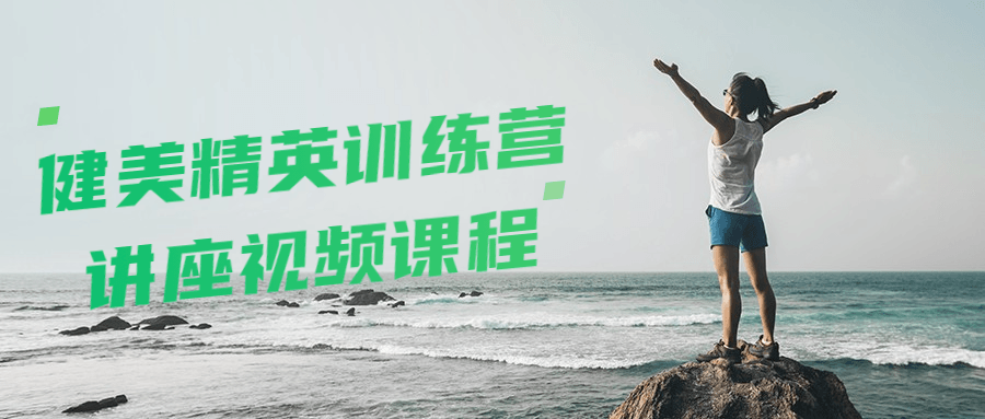 健美精英训练营讲座视频课程-副业宝典