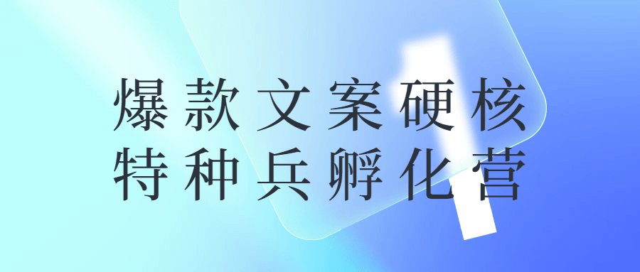爆款文案硬核特种兵孵化营-副业宝典