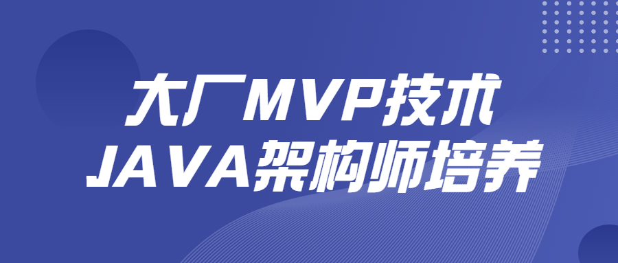 大厂MVP技术JAVA架构师培养-副业宝典