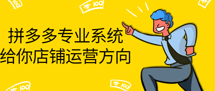 拼多多专业系统给你店铺运营方向-副业宝典