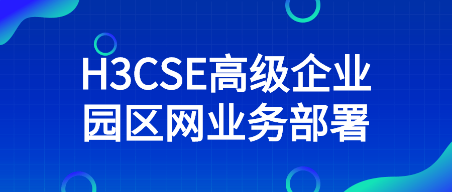 H3CSE高级企业园区网业务部署-副业宝典
