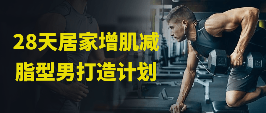 28天居家增肌减脂型男打造计划-副业宝典