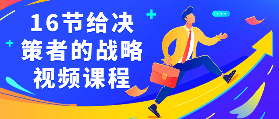 16节给决策者的战略视频课程-副业宝典