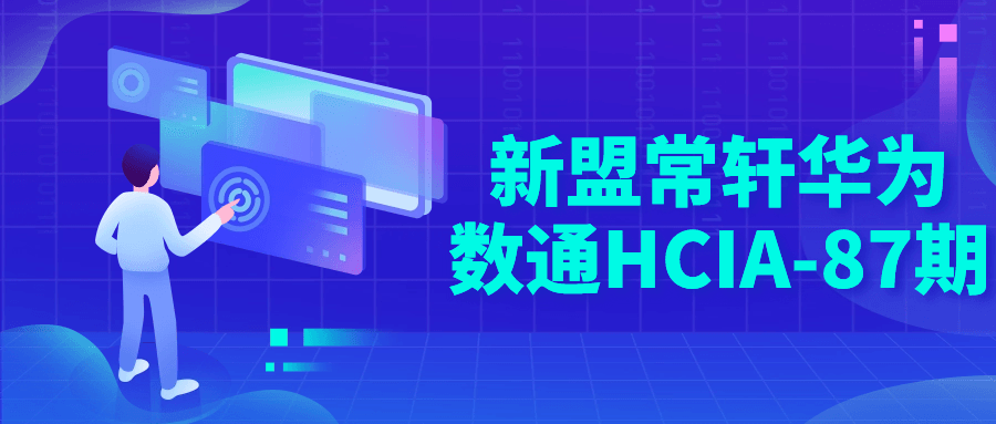 新盟常轩华为数通HCIA-87期-副业宝典