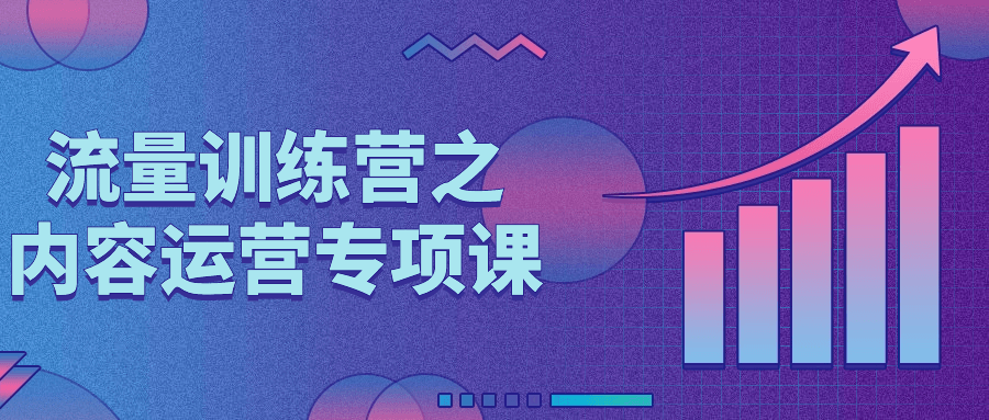 流量训练营之内容运营专项课-副业宝典