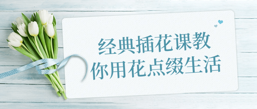 经典插花课教你用花点缀生活-副业宝典