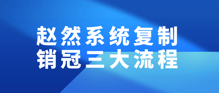 赵然系统复制销冠三大流程-副业宝典