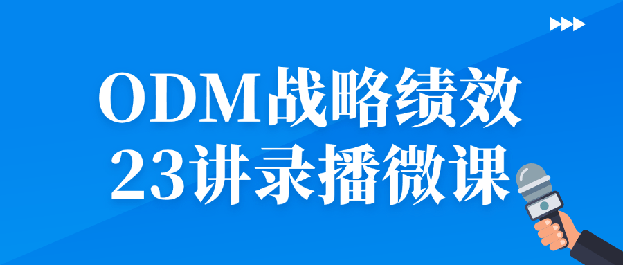 ODM战略绩效23讲录播微课-副业宝典