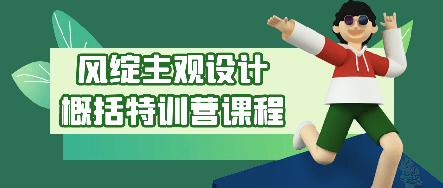 风绽主观设计概括特训营课程-副业宝典