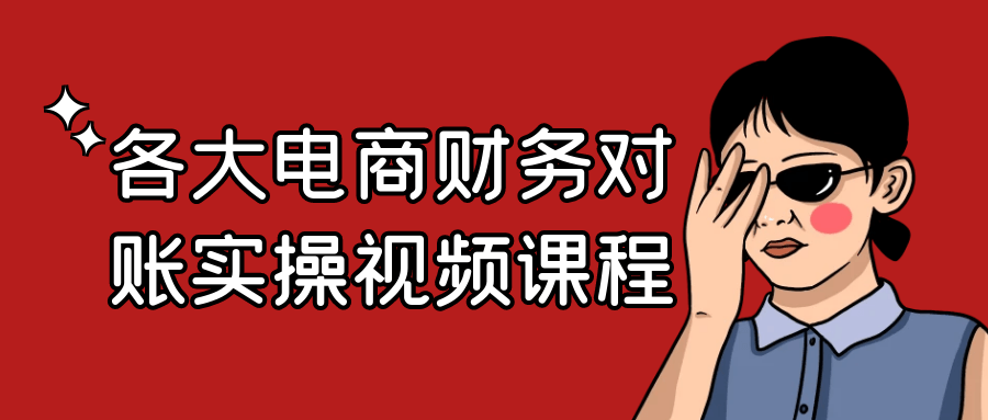各大电商财务对账实操视频课程-副业宝典