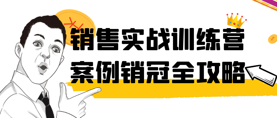 销售实战训练营案例销冠全攻略-副业宝典