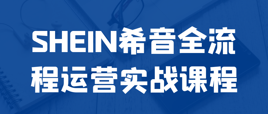 SHEIN希音全流程运营实战课程-副业宝典