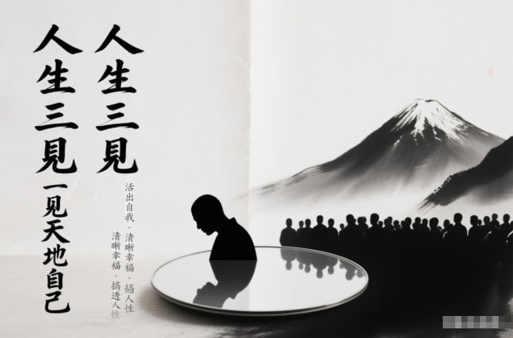 人生三见一见天地见众生见自己，活出自我拥有清晰幸福人生，搞透人性-副业宝典