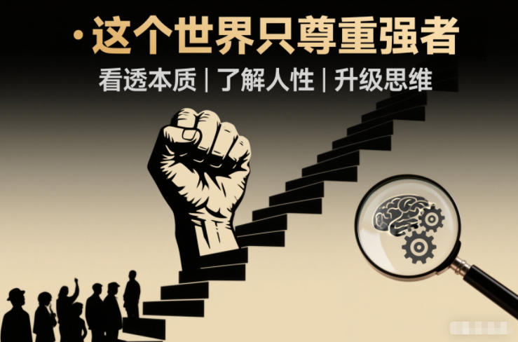 开悟1.0：这个世界只尊重强者，看透本质-了解人性-升级思维-副业宝典