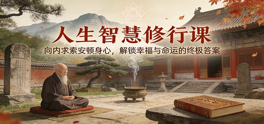 人生智慧修行课：向内求索安顿身心，解锁幸福与命运的终极答案-副业宝典