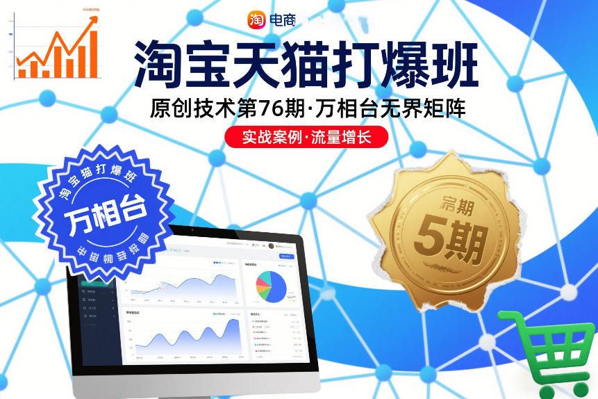 淘宝天猫打爆班原创技术第76期，万相台无界矩阵-副业宝典