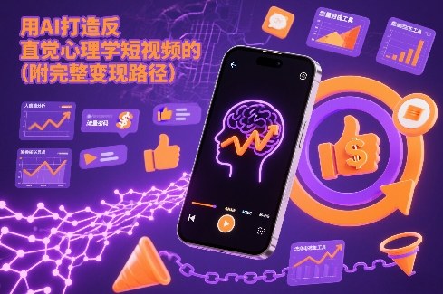 用AI打造“反直觉”心理学短视频的流量密码(附完整变现路径)-副业宝典