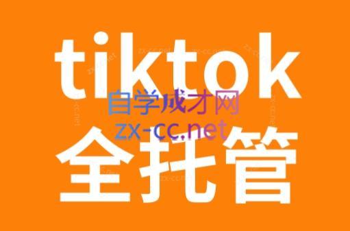 TikTok跨境电商全托管运营模式精品课-副业宝典