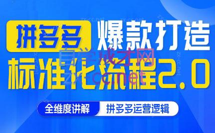 云杉老师·拼多多爆款打造标准化流程2.0-副业宝典