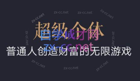 超级个体·普通人创造财富的无限游戏-副业宝典