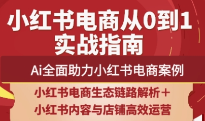 天诺老吴·2025小红书电商全链路运营-副业宝典