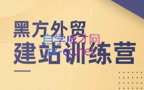 黑方老师·谷歌B端独立站建站推广-副业宝典