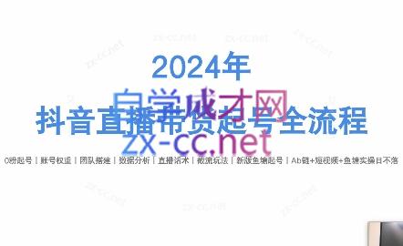 六六老师·2024年抖音直播带货起号全攻略-副业宝典