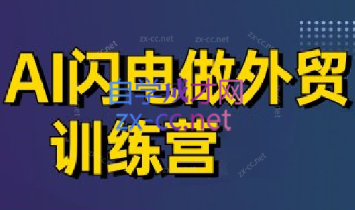 大卫·AI闪电做外贸训练营(更新4月)-副业宝典