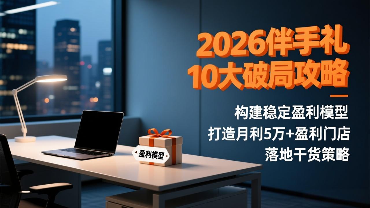 2026伴手礼10大破局攻略：构建稳定盈利模型，打造月利5万+盈利门店，落地干货策略-副业宝典