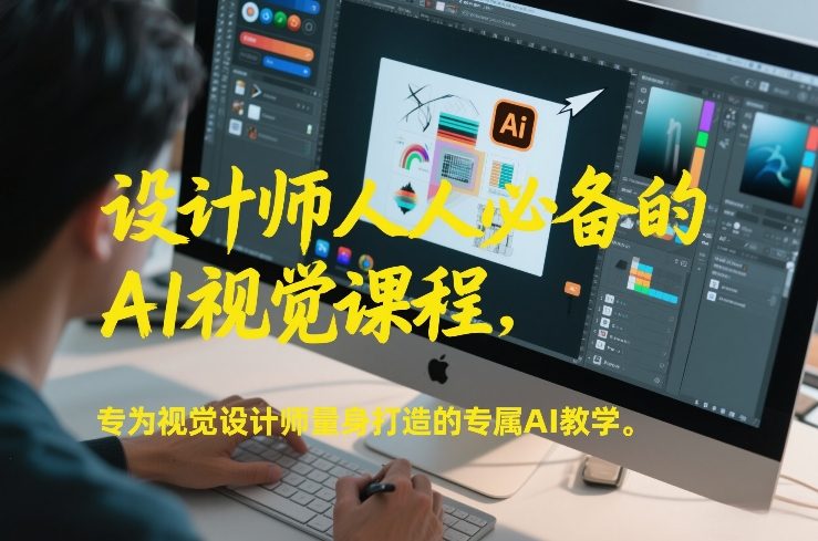 设计师人人必备的AI视觉课程，专为视觉设计师量身打造的专属AI教学-副业宝典