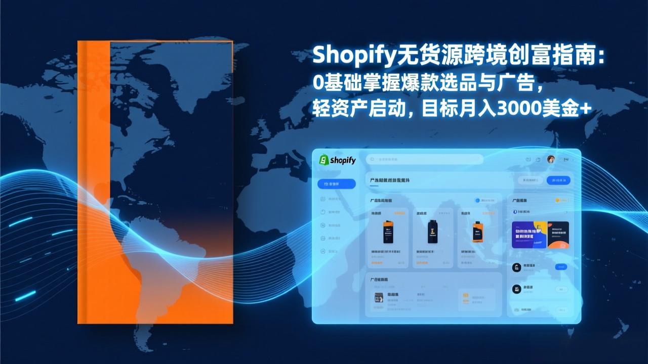 Shopify爆款打法实战：从选品到广告投放，复制爆款模型，驱动独立站月销售额破万刀-副业宝典