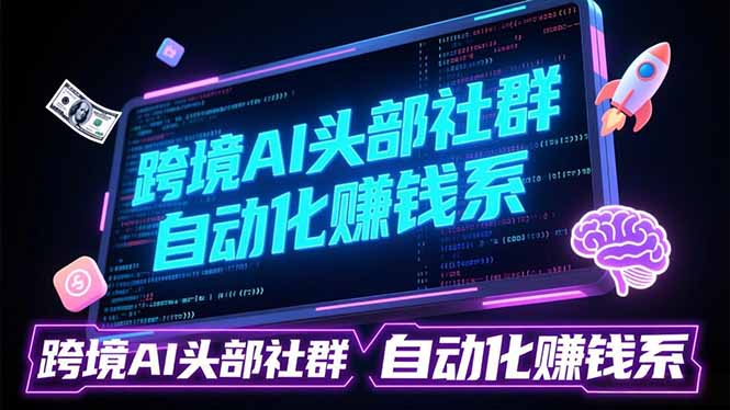 跨境AI头部社群前沿精选：聚焦可落地的AI实战经验，快速构建你的自动化赚钱系-副业宝典