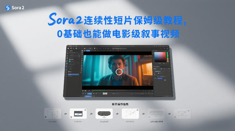 Sora2连续性短片保姆级教程，0基础也能做电影级叙事视频-副业宝典