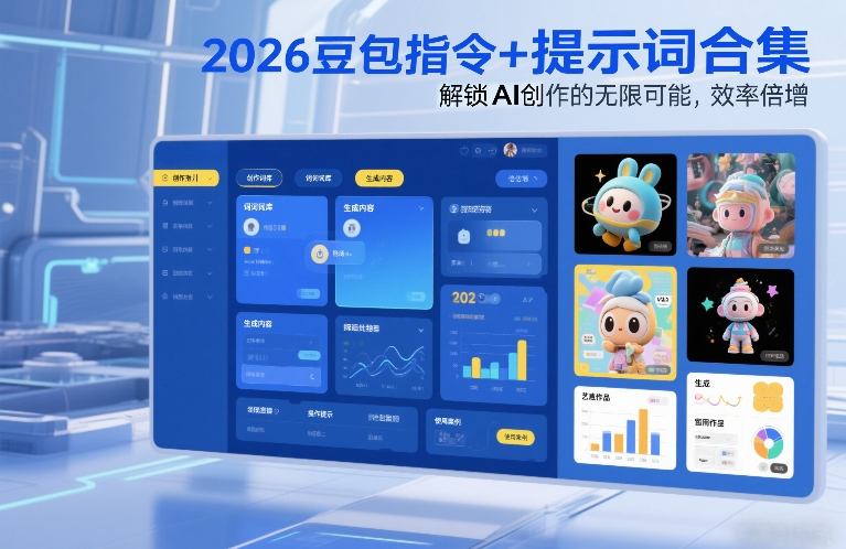 2026豆包指令+提示词合集，解锁AI创作的无限可能，效率倍增-副业宝典