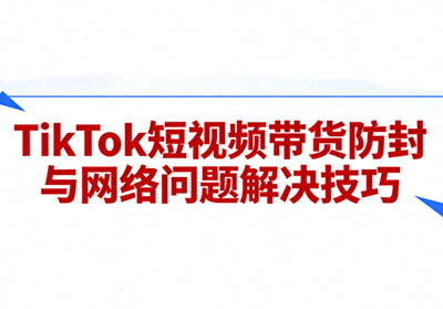 老谭·TikTok短视频带货实拍课程-副业宝典