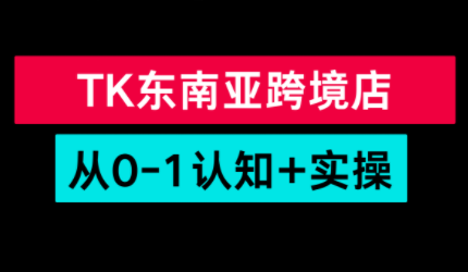 TikTok东南亚跨境从0-1认知实操课-副业宝典