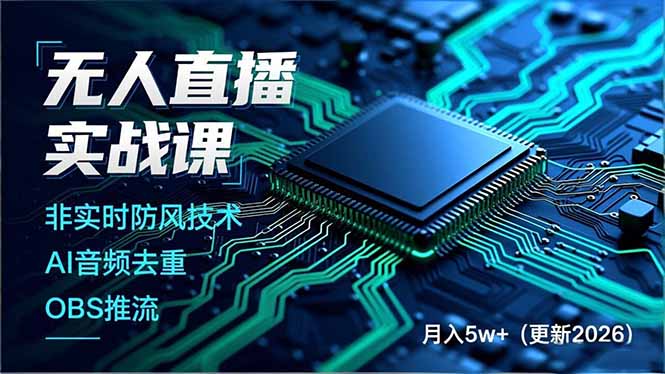 无人直播实战课(更新4月20-副业宝典