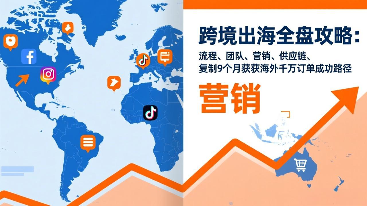 跨境出海全盘攻略：流程，团队，营销，供应链，复制9个月斩获海外千万订单成功路径-副业宝典