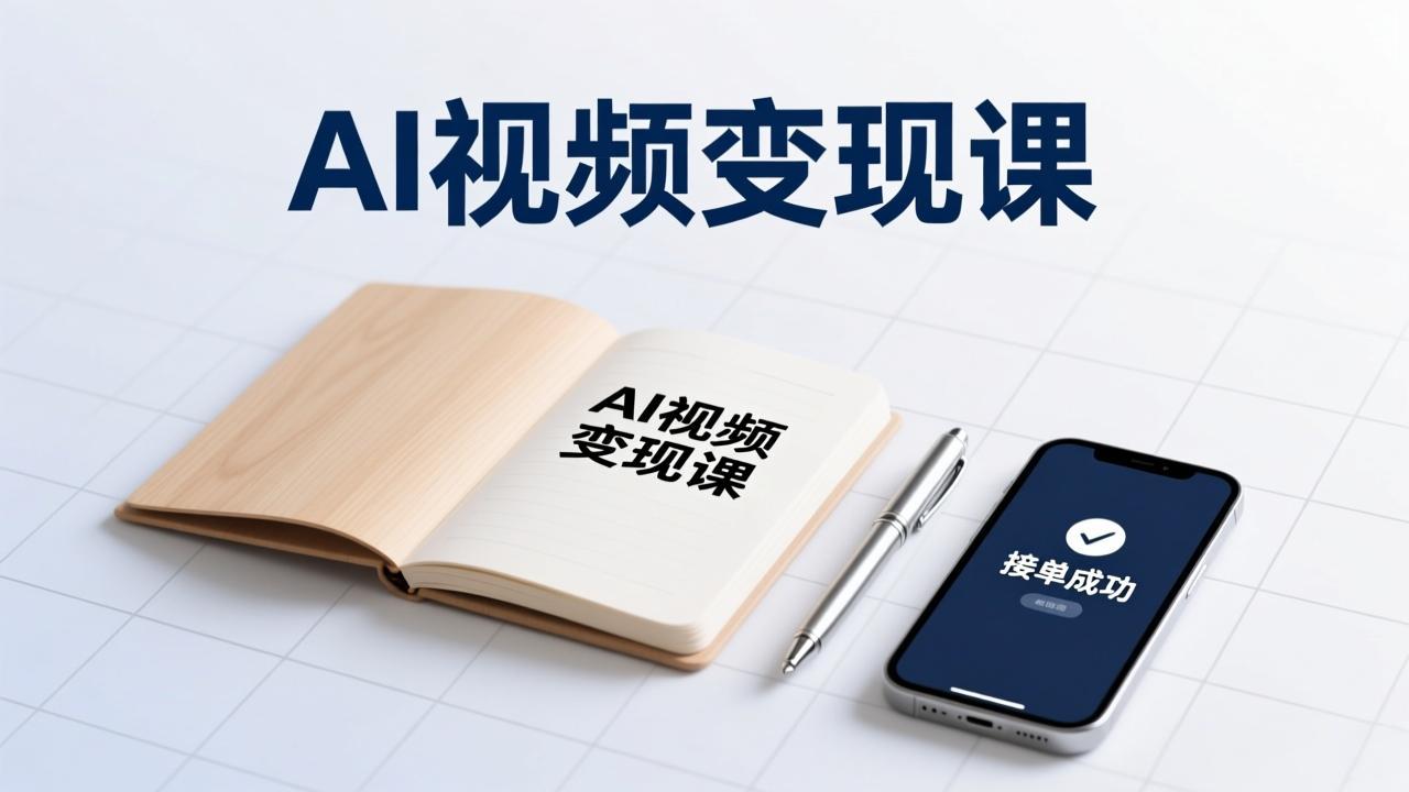 AI视频变现课，学完即可创作短片、接商单，实现副业增收，单项目报价可达千元-副业宝典