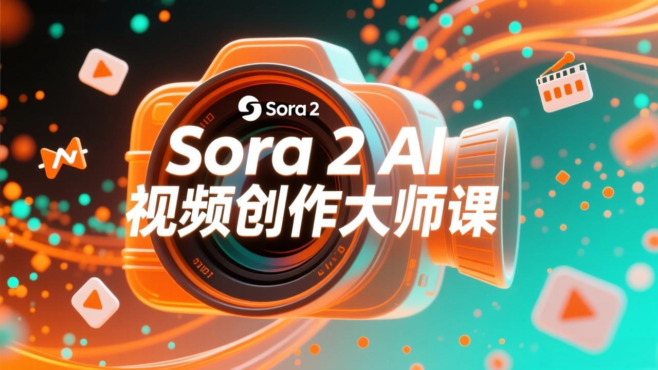如何利用Sora 2创建流行AI人工智能视频大师班教程：掌握创作全流程，产出百万播放内容-副业宝典
