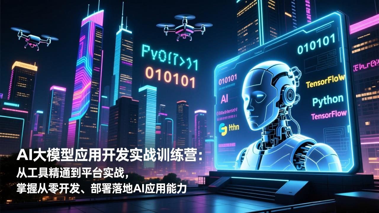 AI大模型应用开发实战训练营：从工具精通到平台实战，掌握从零开发、部署落地AI应用能力-副业宝典