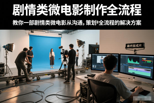 剧情类微电影制作全流程，教你一部剧情类微电影从沟通，策划到拍摄制作全流程的解决方案-副业宝典