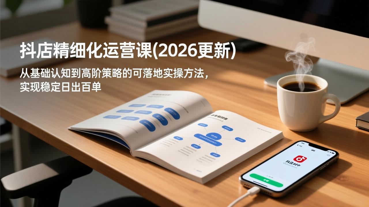 抖店精细化运营课(2026更新-副业宝典